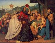 Friedrich Johann Overbeck The Adoration of the Magi 2 oil painting